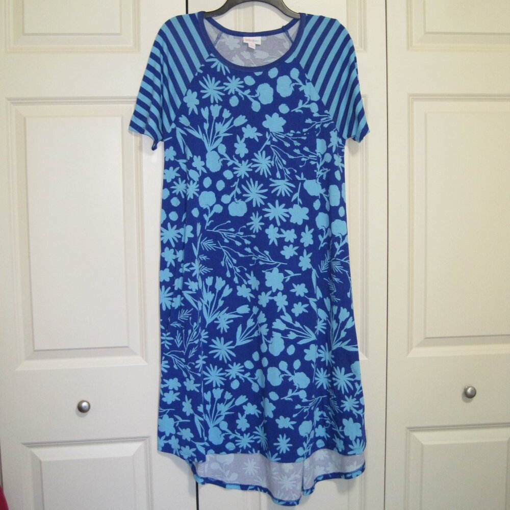 LuLaRoe high low curved hem dress sz M